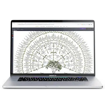 Roots Up Family Tree Package - Let us Edit your Tree for you! - MyGeneTree